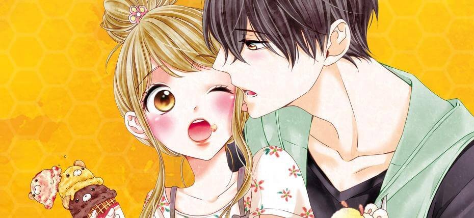 Manga shojo affiche de couverture