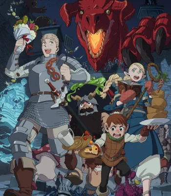 L'affiche du manga Dungeon Meshi (Delicious in Dungeon)