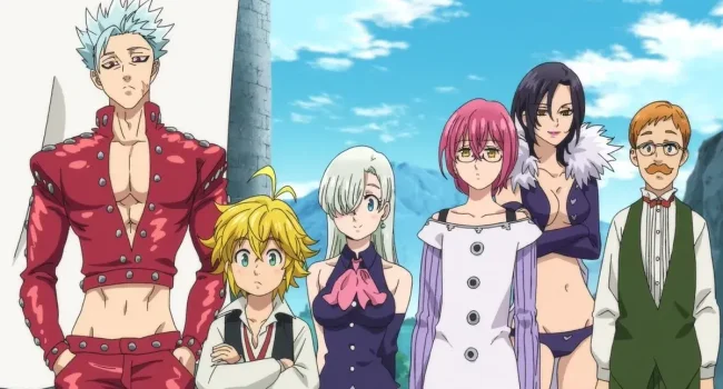 Seven Deadly Sins figure parmi les meilleurs animes